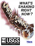 The USGS estimates there are several million earthquakes around the world each year, and they locate about 50 of the larger ones every day.